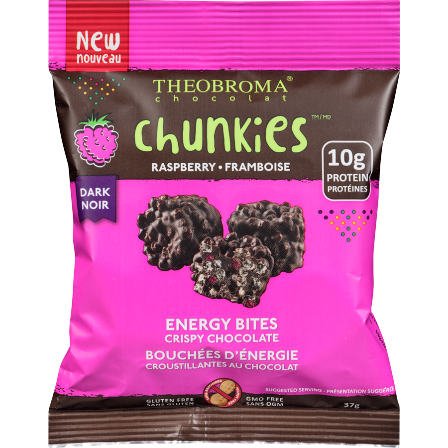 Theobroma Chocolate - 60% Dark Chocolate Raspberry Chunkies