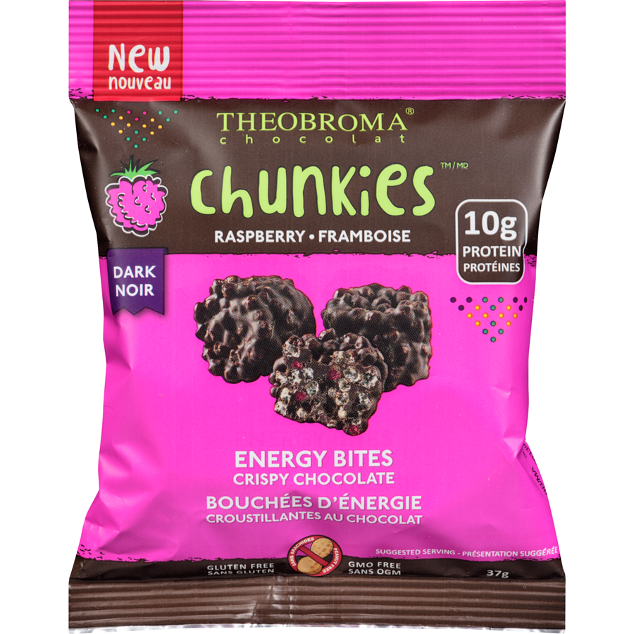 Theobroma Chocolate - 60% Dark Chocolate Raspberry Chunkies – Specialty ...
