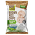 120 gram green and brown bag of Rice UP! Brown Rice Sour Chips - Cream