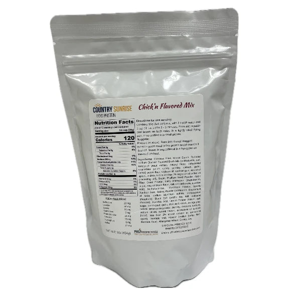 454 gram white bag of Country Sunrise Chicken Flavored Mix