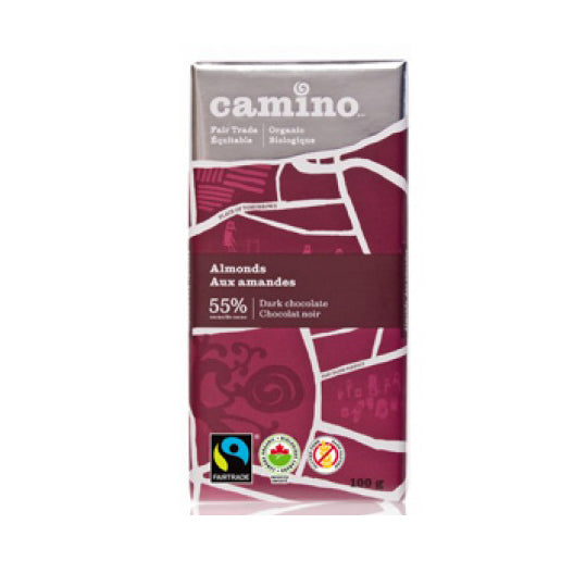 Camino Chocolate Bar - Almond 55%