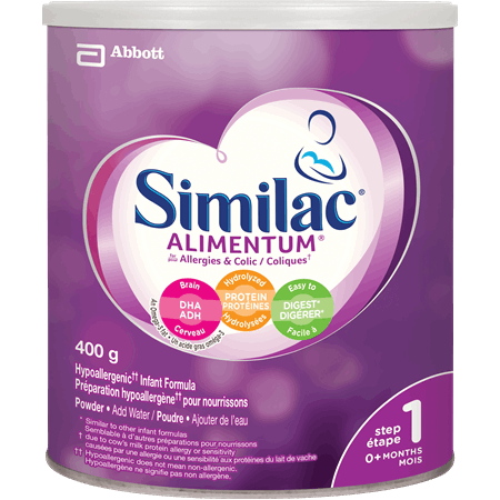 Similac Alimentum Step 1 Powder, purple can, 400g.