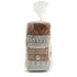 Ste Anne's almond milk bread loaf in bread plastic sleeve. 