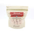 Ste Anne's strawberry rhubarb nevermelts in resealable plastic packaging, 60 grams. 