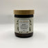 Ste Anne's Mint salt scrub in glass jar with wood lip. 225 grams. 