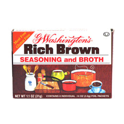 George Washington's Rich Brown Seasoning and Broth