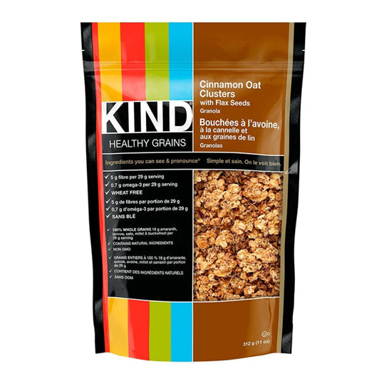 KIND Clusters - Cinnamon Oat w/Flax Seeds