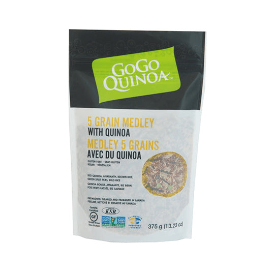 375 gram bag of 5 grain medley with quinoa