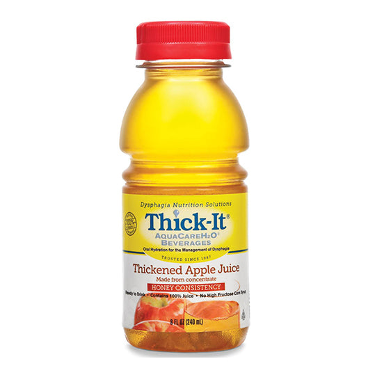 Thick-It, apple juice, honey consistency, 24 units per case, 237 mL bottles.
