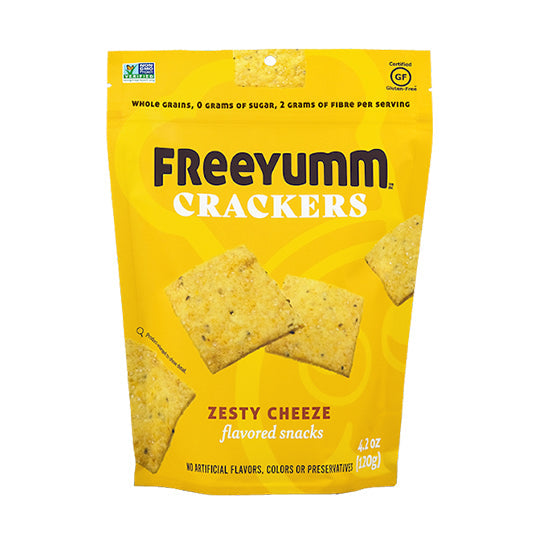 Freeyumm Crackers Zesty Cheeze