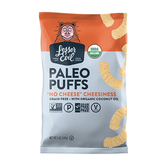 Lesser Evil Paleo Puffs - 'No Cheese' Cheesiness